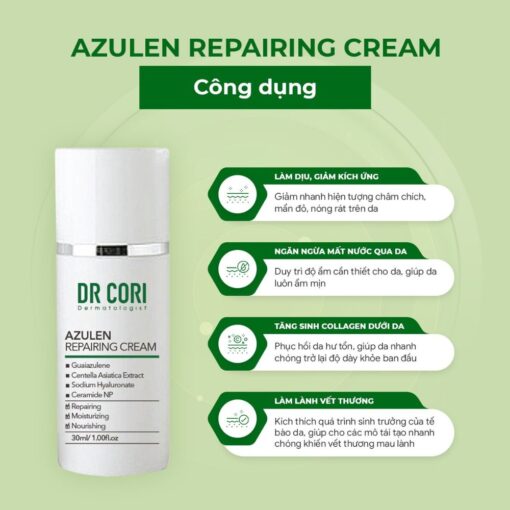 Kem Dưỡng Da Azulen Repairing Cream cho Da Nhạy Cảm