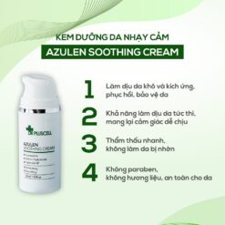 công dụng Kem dưỡng da Dr Pluscell Azulen Soothing Cream cho da nhạy cảm
