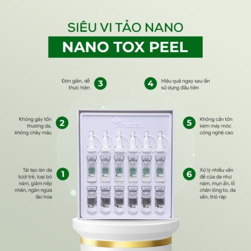 Siêu vi kim tảo biển Nano Tox Peel Dr Pluscell