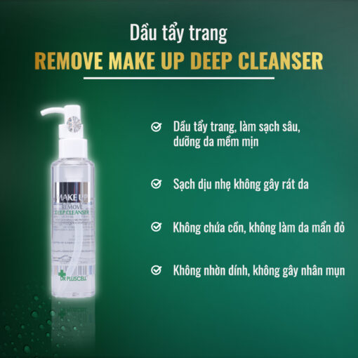 công dụng dầu tẩy trang remove make up deep clean